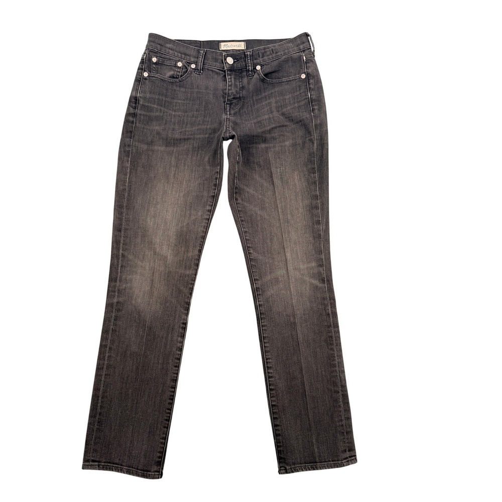 Madewell Size 25 Slim Boyjean Faded Black Denim Jeans  B2205 FA14 Slim Straight